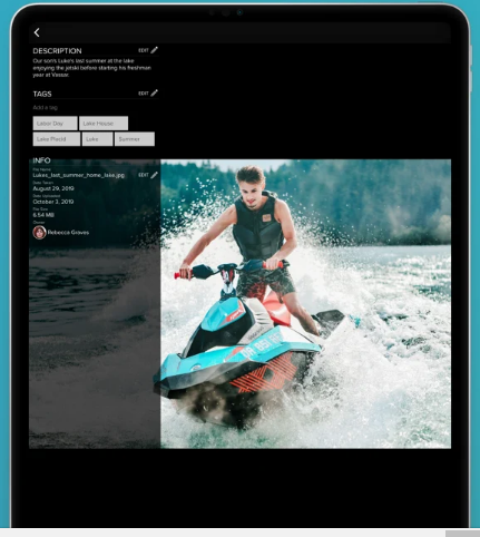 screenshot of FOREVER Storage